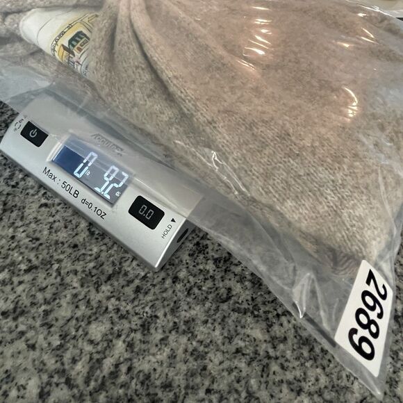 Anthropologie Tokyo Map Beige Wool Cardigan Sweater Boho Comfy Career-XS - Picture 10 of 10